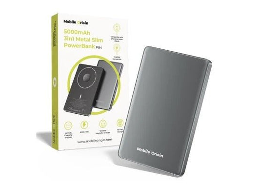 Mobile Origin Magsafe Powerbank mit Watch Charger - Space Grau