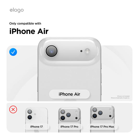 Elago MagSafe Silikon Case für iPhone Air - Schwarz