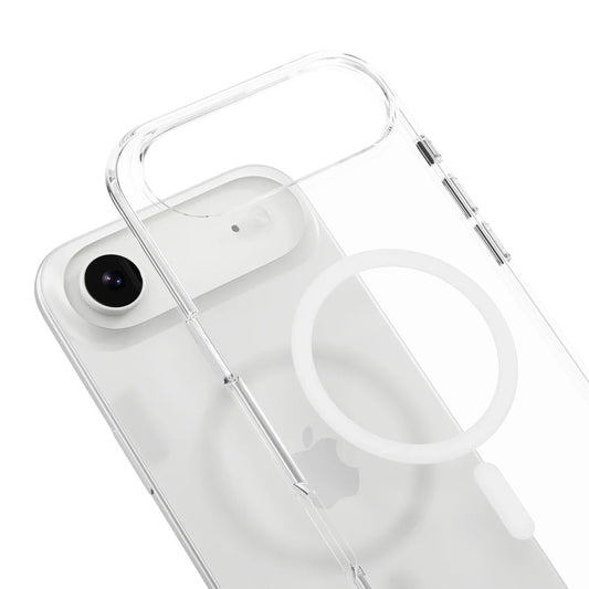 MagEasy iPhone Air MagSafe Clear Case -  weißer Magsafe-Ring