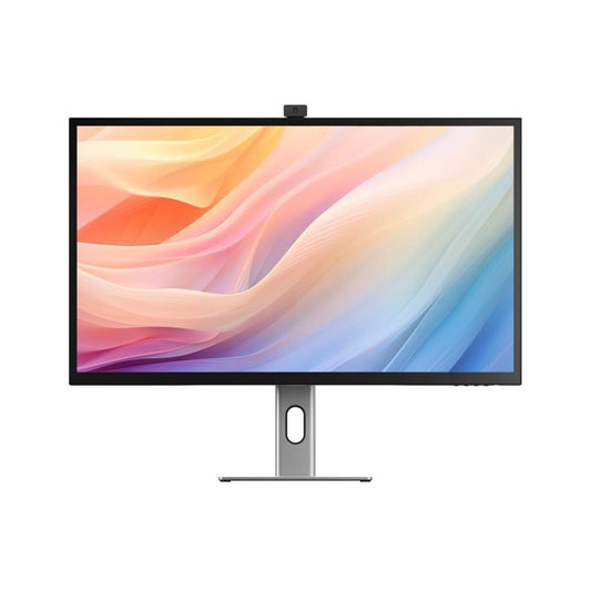 Alogic 32“ 4K UHD Clarity Pro Max Monitor mit USB-C - Aluminium - Hochglanz Display - Integrierte Webcam