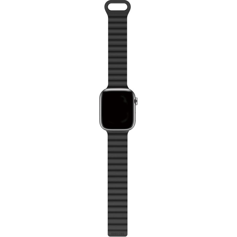 Decoded Silicone Magnet Traction Loop Strap (42mm alt)/44/45/46/49mm Schwarz
