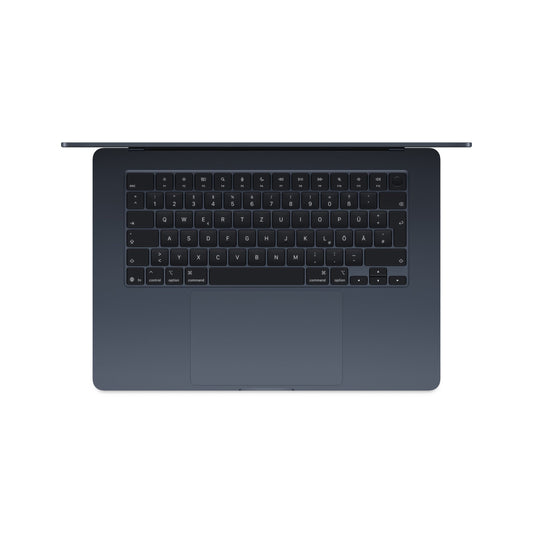 MacBook Air 15 Zoll mit M4 Chip, 10-Core CPU und 10-Core GPU, 16GB, 256GB SSD, mitternacht