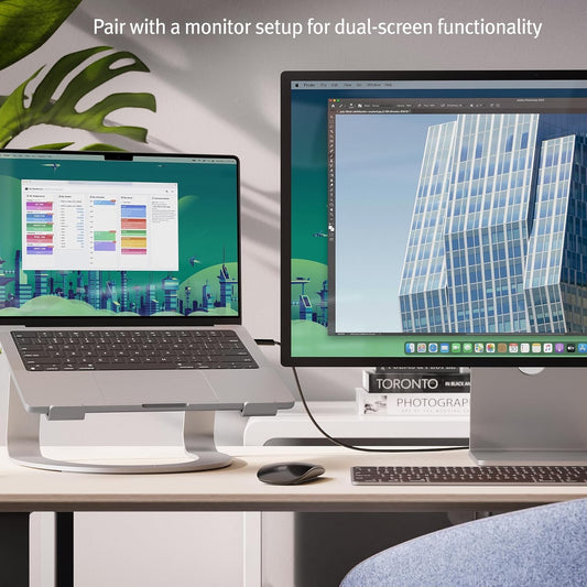 Twelve South Curve SE Aluminum Ständer für MacBooks und Notebooks, Silber