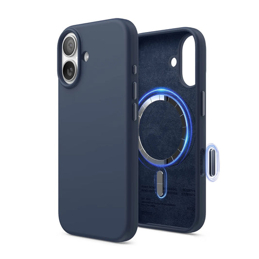 Elago MagSafe Silikon Case für iPhone 17 - Indigo Blau