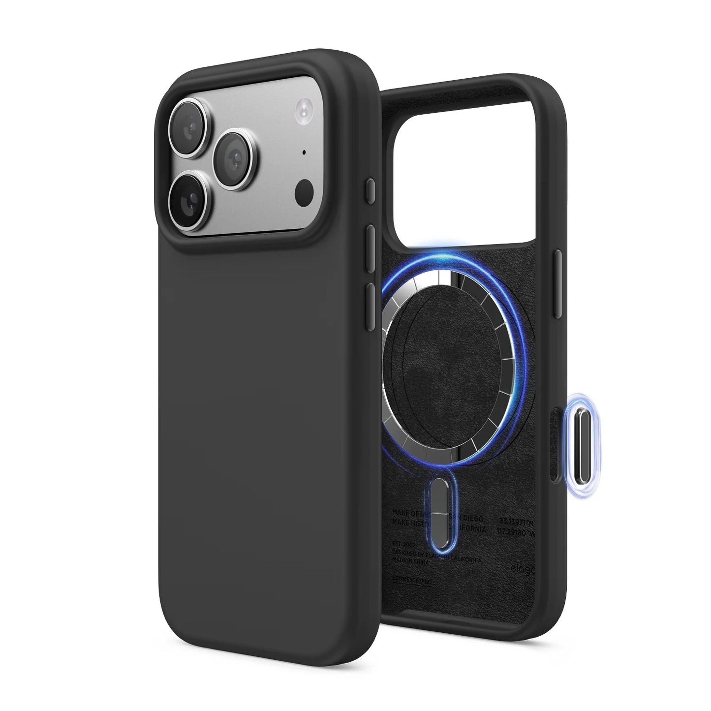 Elago MagSafe Silikon Case für iPhone 17 Pro - Schwarz - epos | Apple Premium Partner