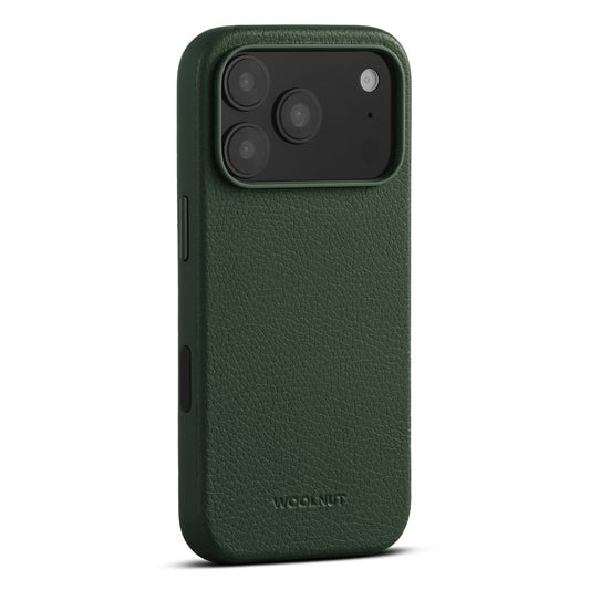 Woolnut Leder Case für iPhone 17 Pro - Grün