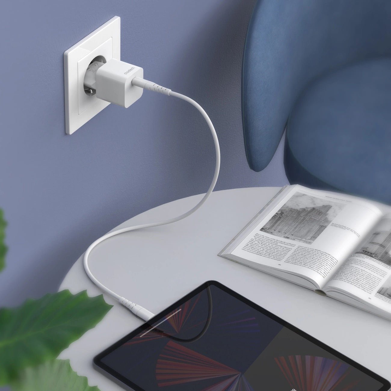 Choetech USB C 20W PD mini charger - weiß
