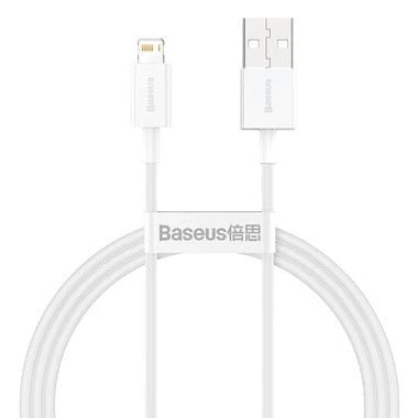 Baseus USB-A auf Lightning 1m Kabel 12W USB 2.0
Weiß