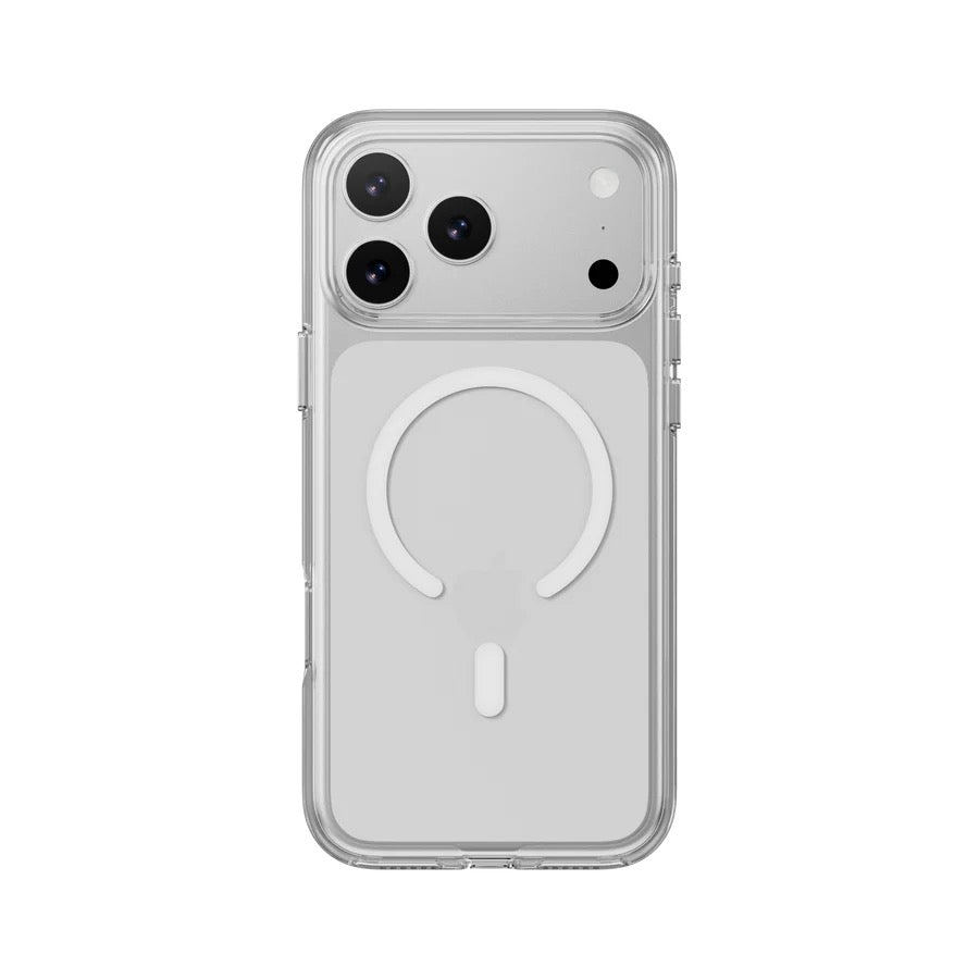 MagEasy iPhone 17 Pro Max MagSafe Clear Case - weißer Magsafe - Ring - epos | Apple Premium Partner