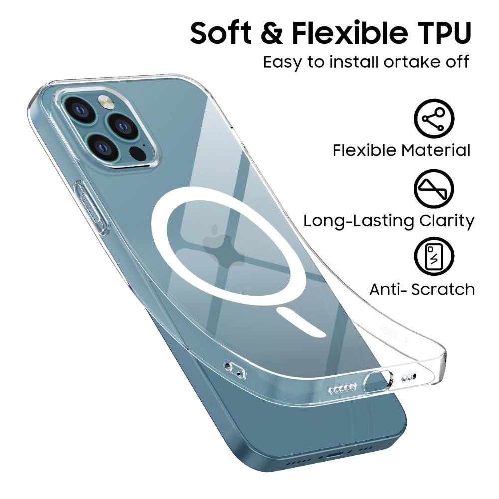 Tech-Protect FlexAir MagSafe Case for iPhone 12/12Pro - Clear