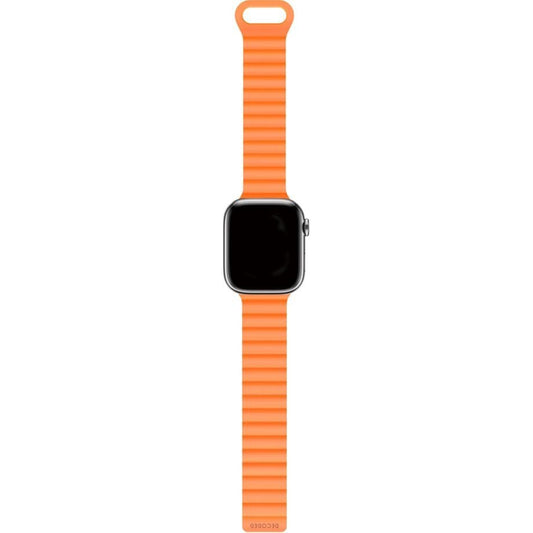 Decoded Silikon-Armband Orange (42mm alt)/44/45/46/49mm   mit Magnetverschluss