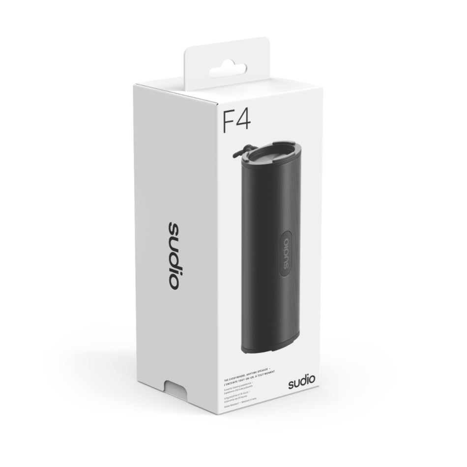 Sudio F4 Bluetooth Lautsprecher - schwarz