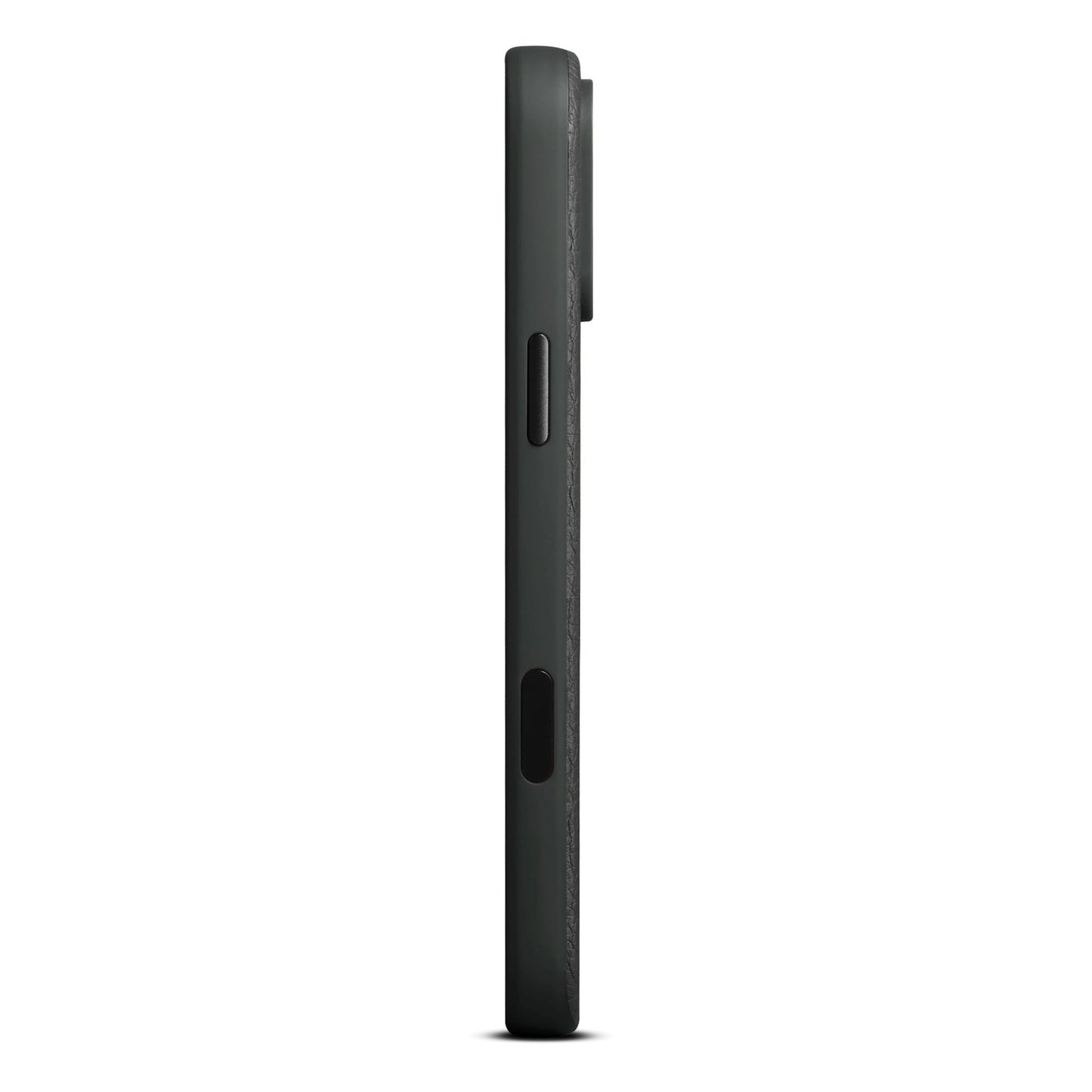 Woolnut Leder Case für iPhone 17 Pro - Schwarz