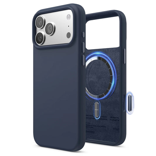 Elago MagSafe Silikon Case für iPhone 17 Pro Max - Indigo Blau