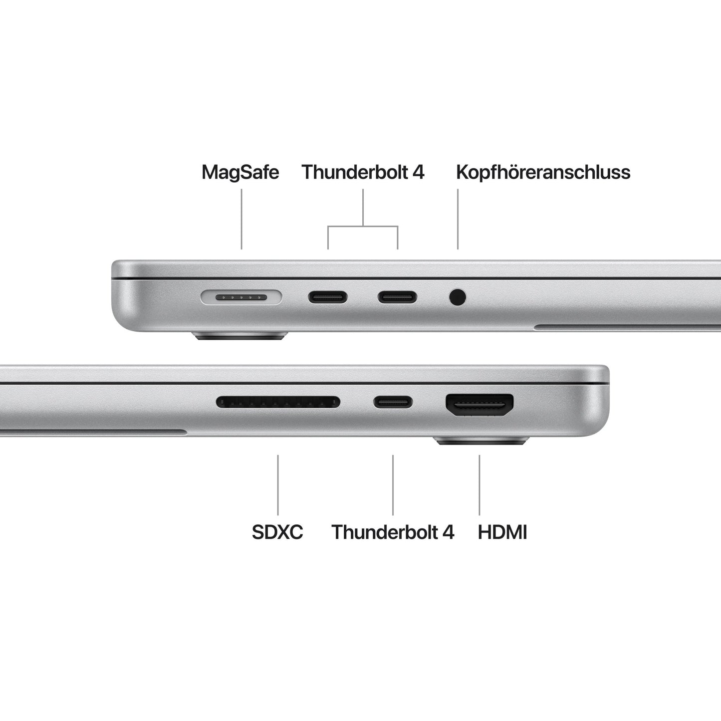 MacBook Pro 14 - SI/M4 10C CPU u. 10C GPU/32 GB/2 TB SSD/70W/NG/GER
