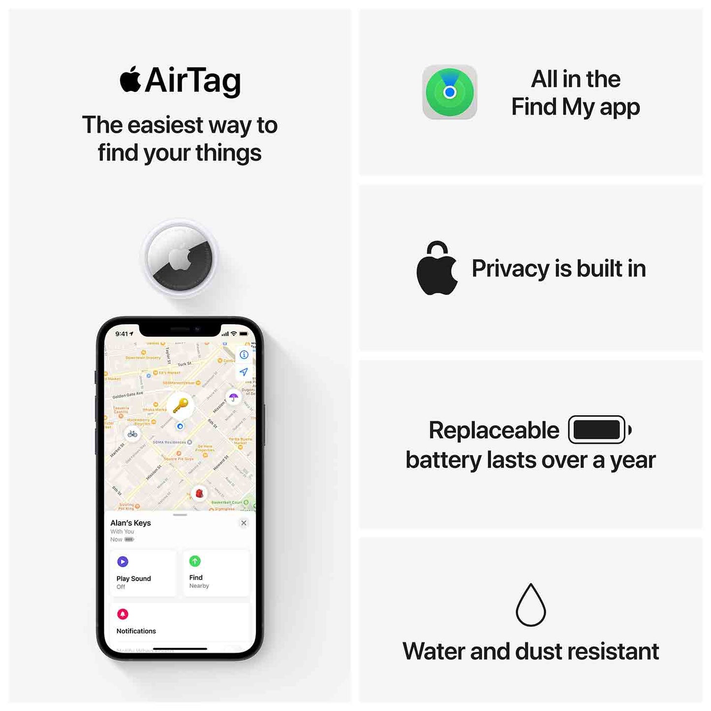 Apple AirTag, 1er-Pack