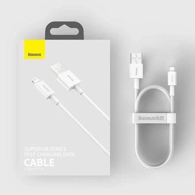 Baseus USB-A auf Lightning 1m Kabel 12W USB 2.0
Weiß