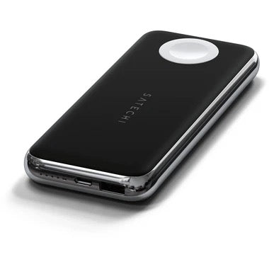 Satechi Quatro Wireless Power Bank 10000 mAh, schwarz