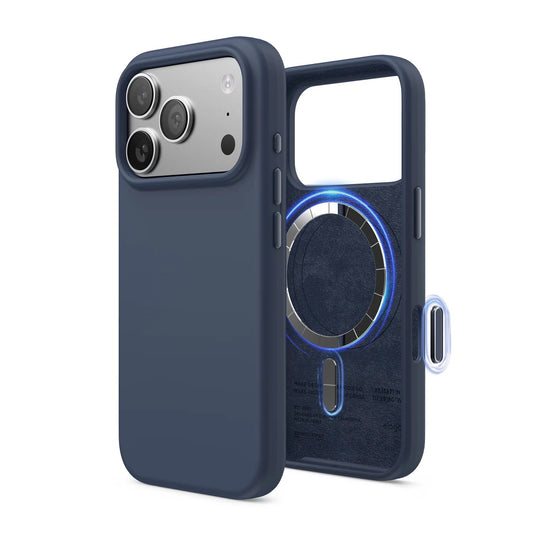 Elago MagSafe Silikon Case für iPhone 17 Pro - Indigo Blau