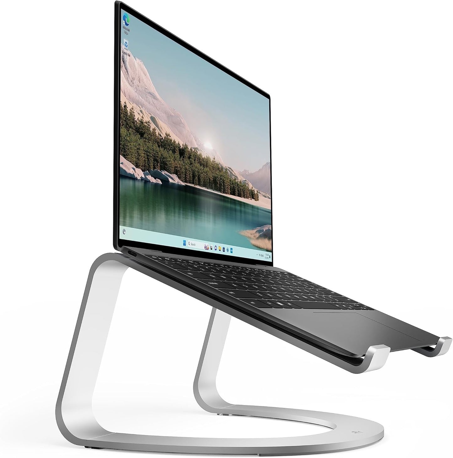 Twelve South Curve SE Aluminum Ständer für MacBooks und Notebooks, Silber