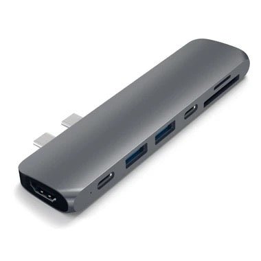 Satechi USB-C Pro Hub mit 4 K HDMI Space Gray