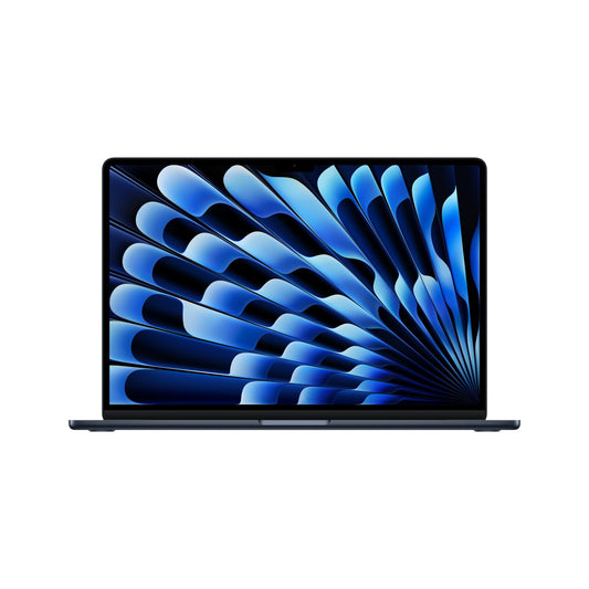 MacBook Air 15 Zoll mit M4 Chip, 10-Core CPU und 10-Core GPU, 16GB, 256GB SSD, mitternacht