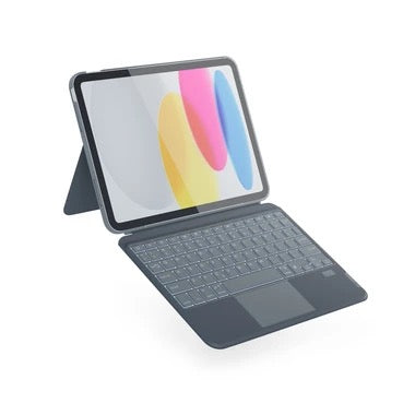 Epico Backlit Keyboard Case for iPad 10,9″ (2022) – german/grey