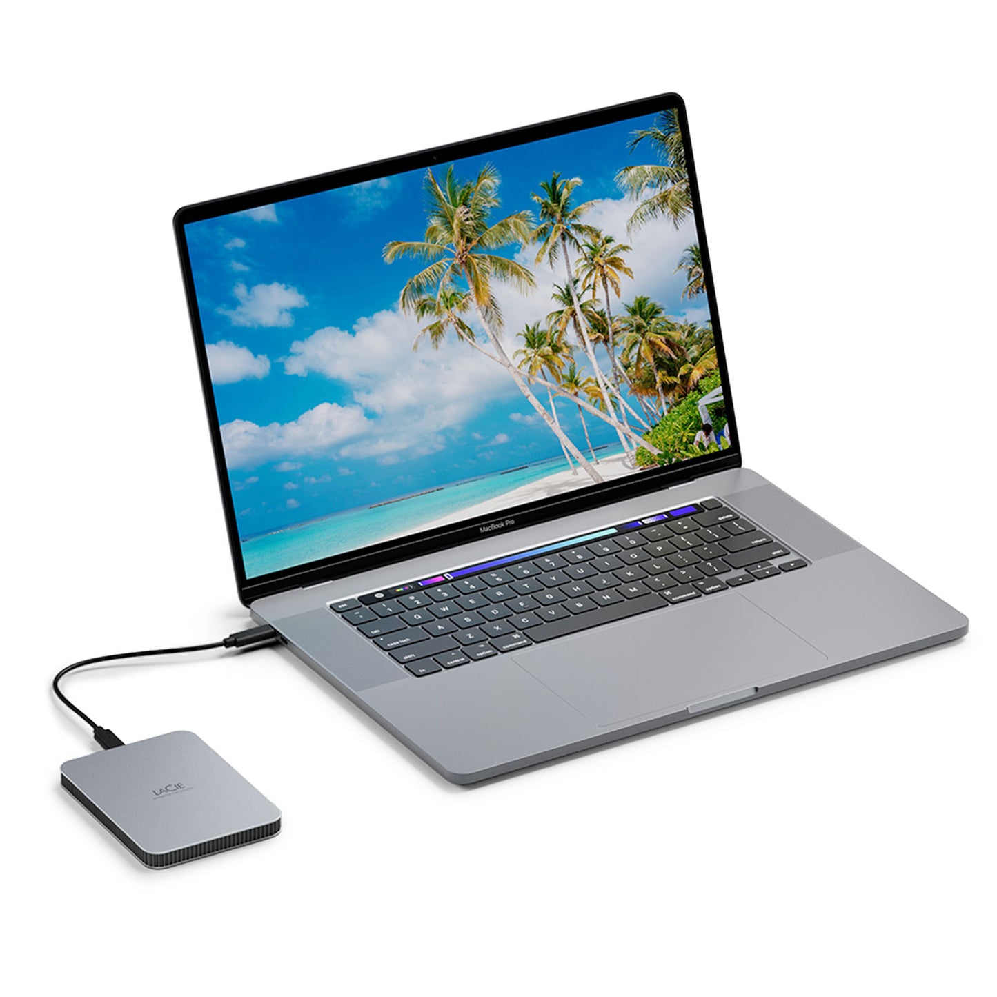 LaCie Mobile Drive V2, 5TB, Moon Silver