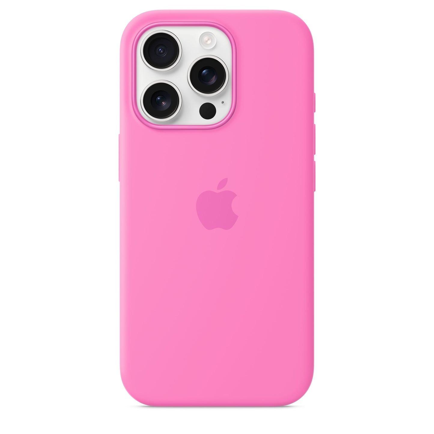 Apple iPhone 16 Pro Silikon Case mit MagSafe, pfingstrose