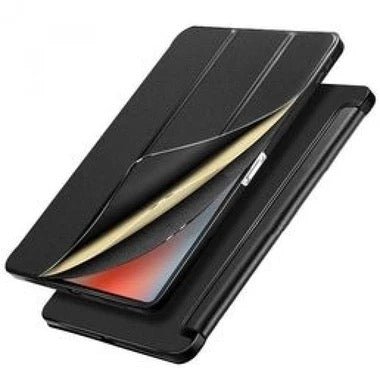 Die Sdesign Color Edition iPad Pro 12.9" Hülle in Schwarz von Sdesign bietet eine elegante, faltbare Abdeckung, die Ihr Gerät vollständig schützt und gleichzeitig das brillante Display Ihres Tablets zur Geltung bringt - eine Mischung aus Stil und Funktionalität.