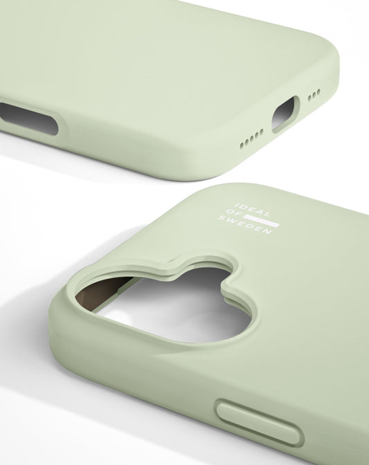 Ideal of Sweden MagSafe Silikonhülle iPhone 17 - Salbeigrün