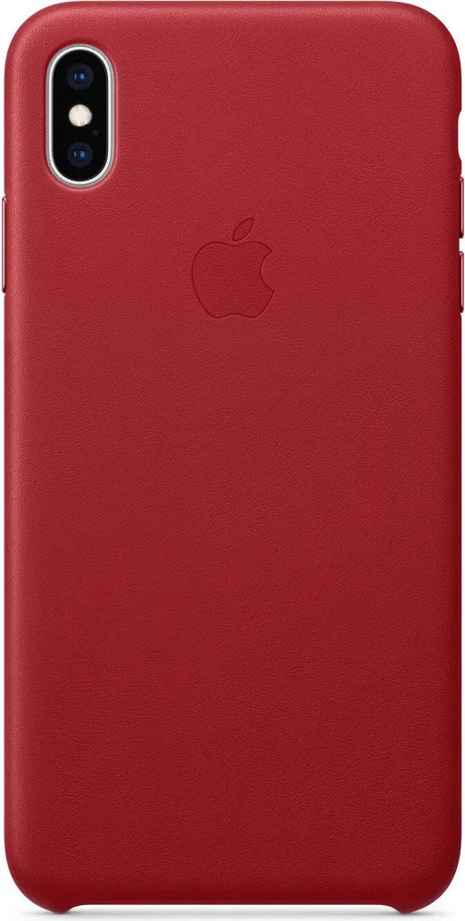 iPhone Xs Max Leather Case - (PRODUCT)RED