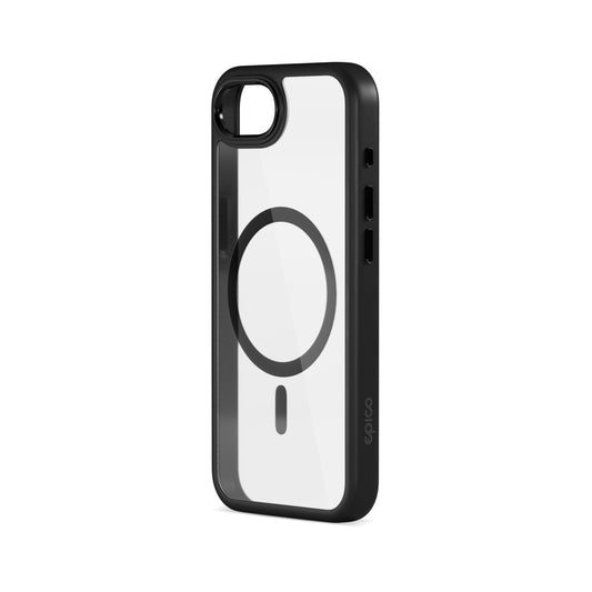 Epico Mag+ Hero Case Pro iPhone 16e (2025) – Clear Case with Black Magsafe Ring