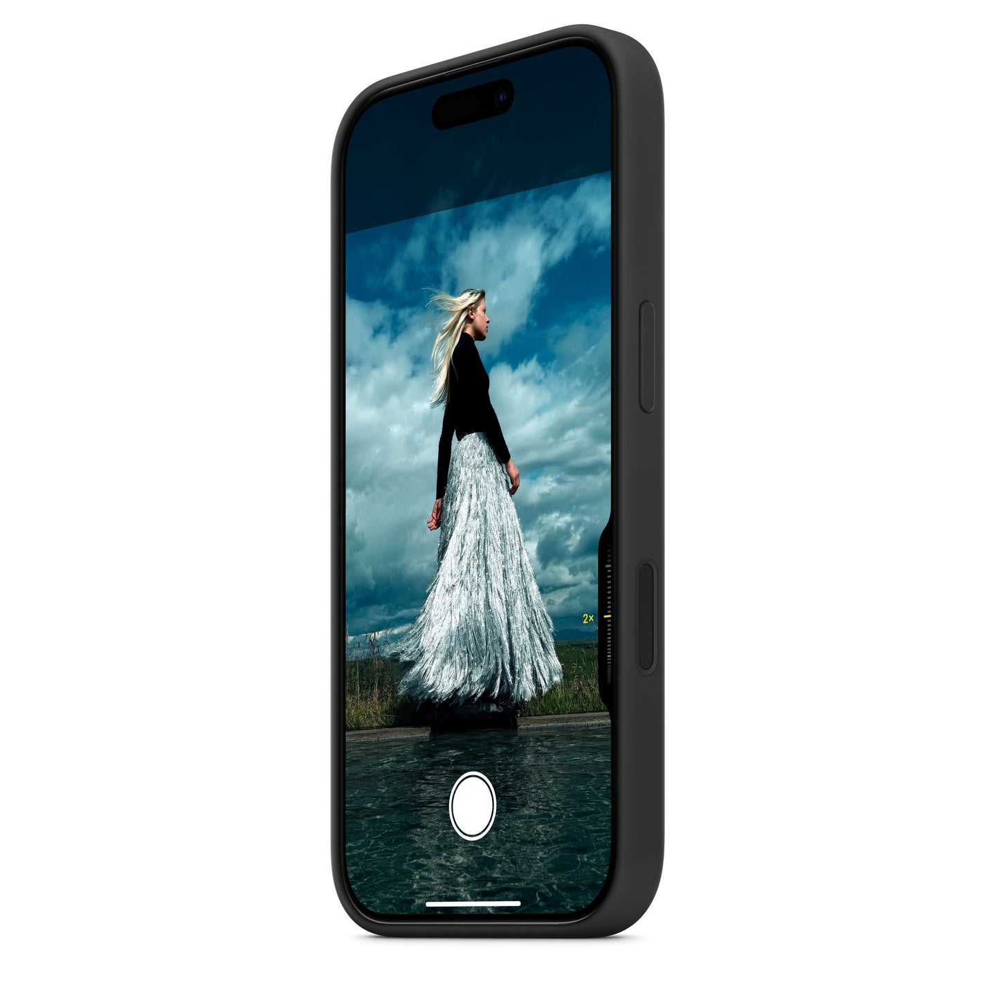 Apple iPhone 16 Pro Silikon Case mit MagSafe, pfingstrose