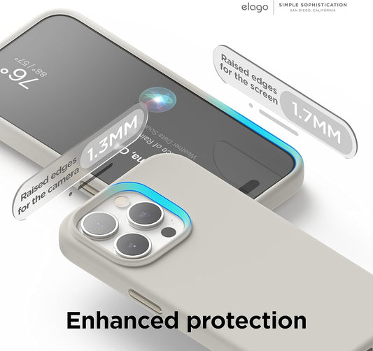 Elago Clear MAGNETIC SILICONE CASE for iPhone 16e (2025) - Stone