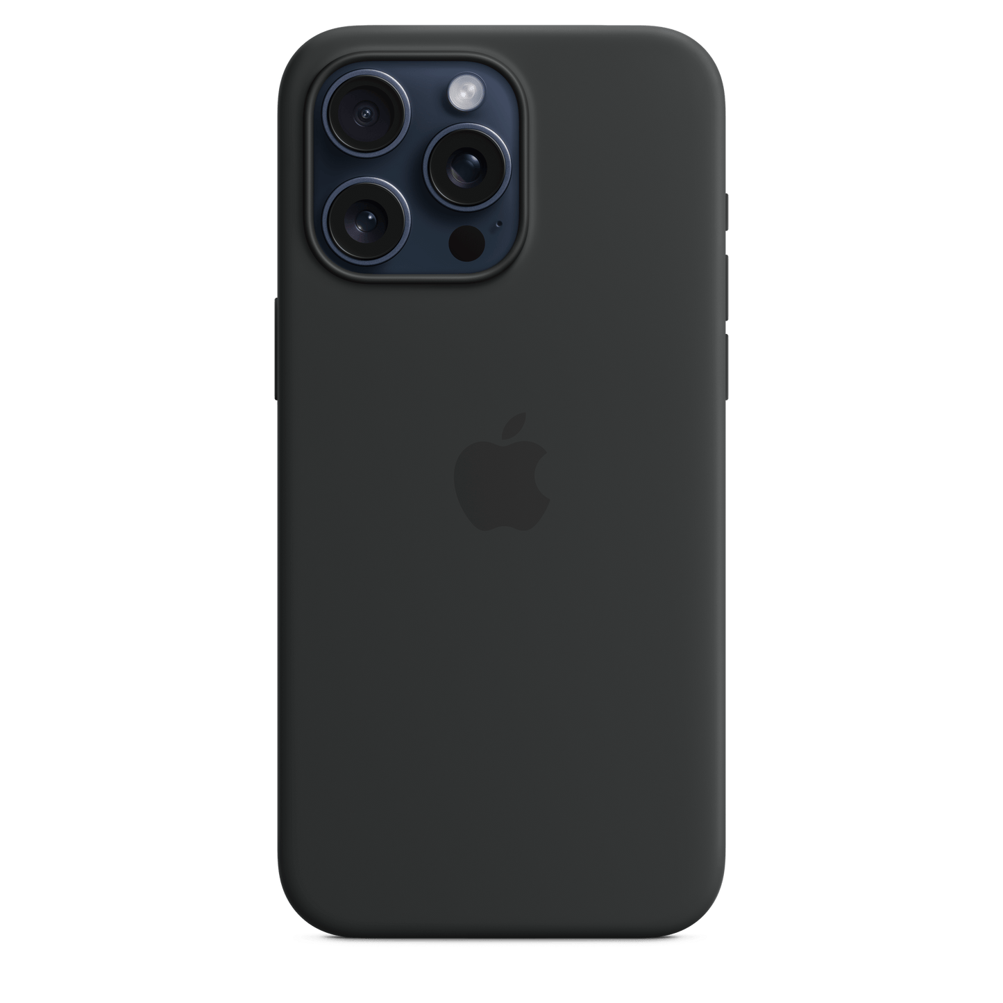 iPhone 15 Pro Max Silicone Case with MagSafe - Black