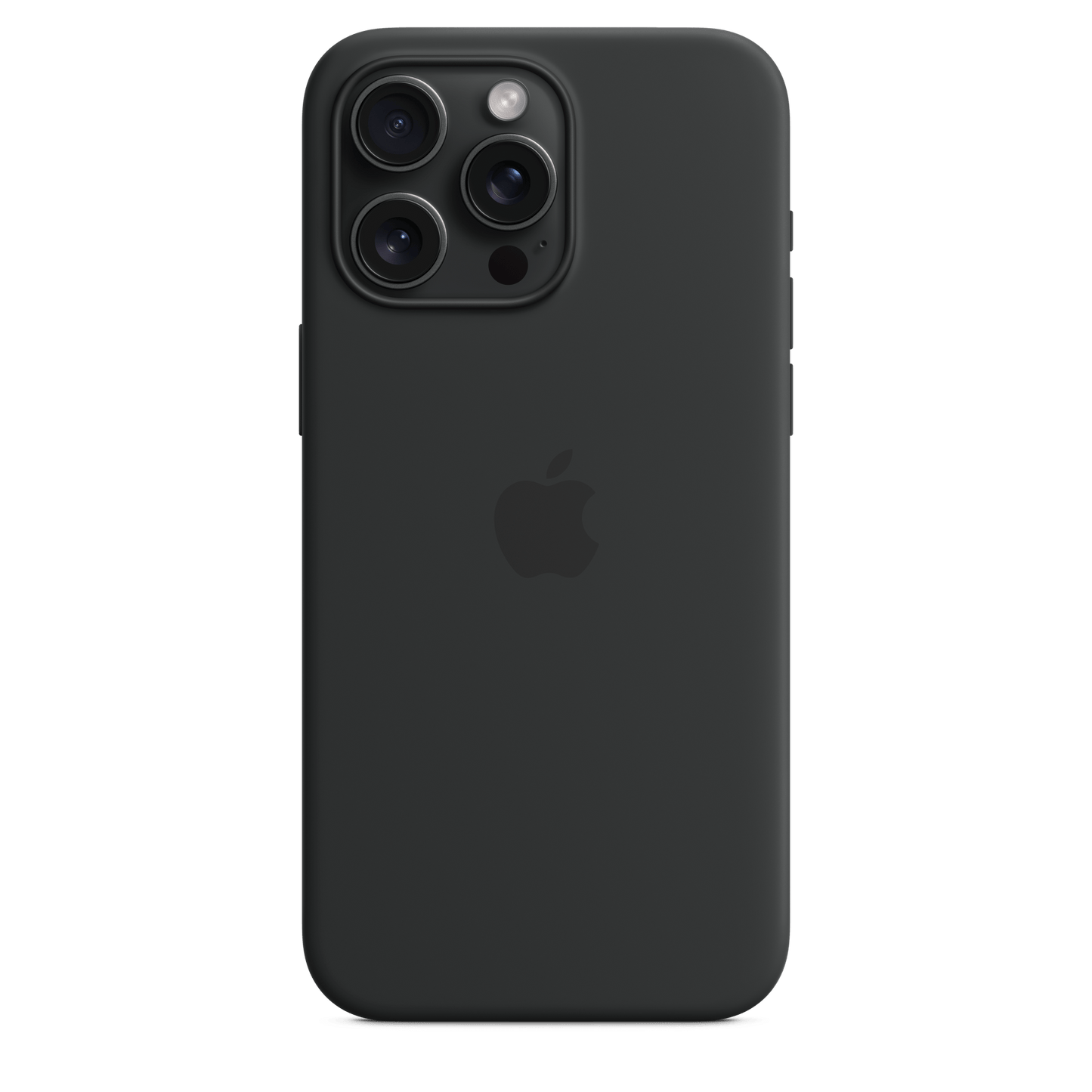 iPhone 15 Pro Max Silicone Case with MagSafe - Black