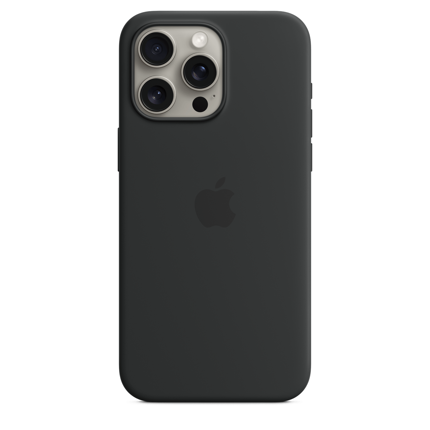 iPhone 15 Pro Max Silicone Case with MagSafe - Black