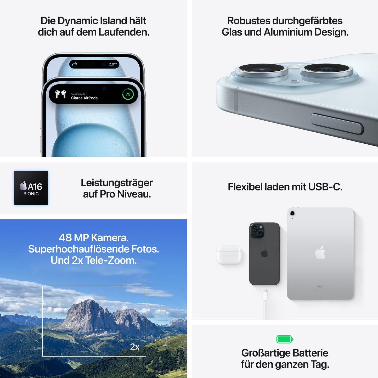 iPhone 15 Plus, 512GB, grün