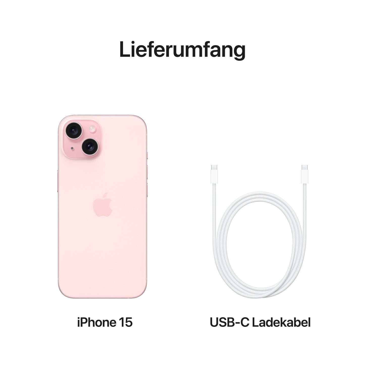 iPhone 15, 512GB, rose