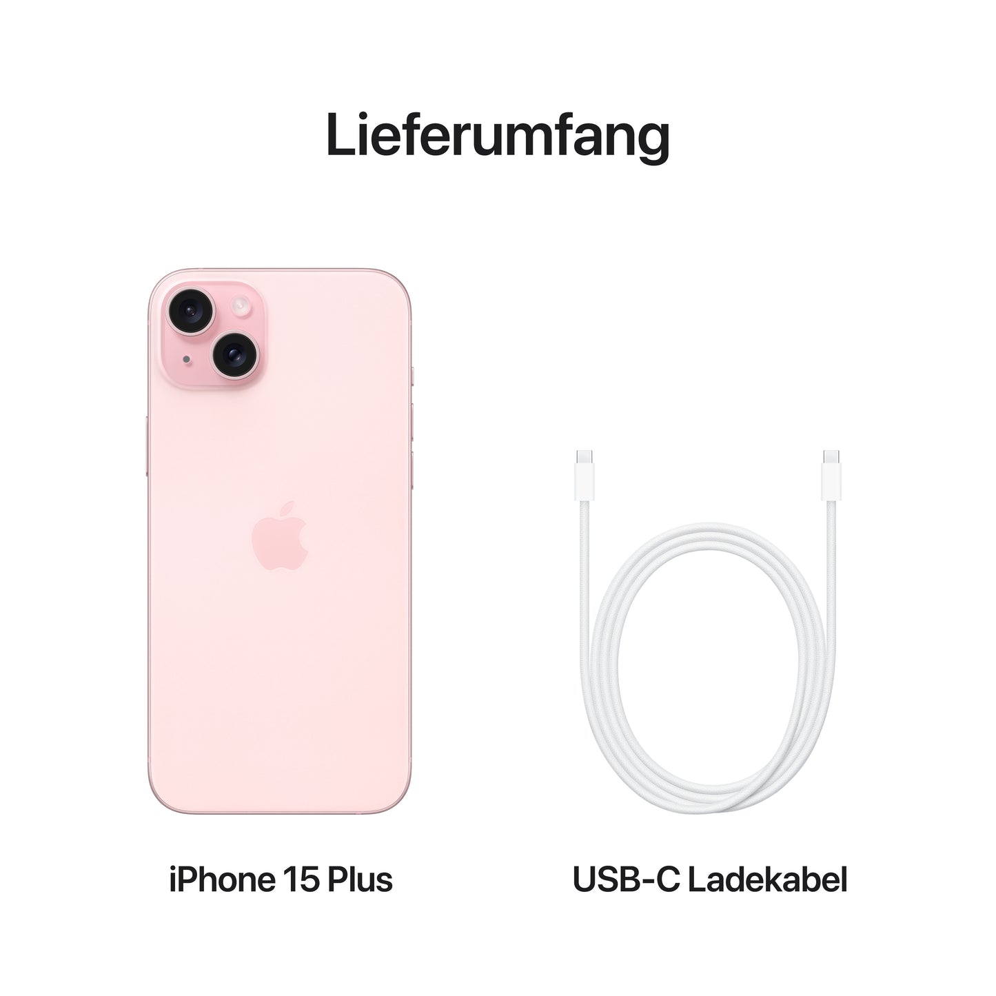 iPhone 15 Plus, 256GB, rose