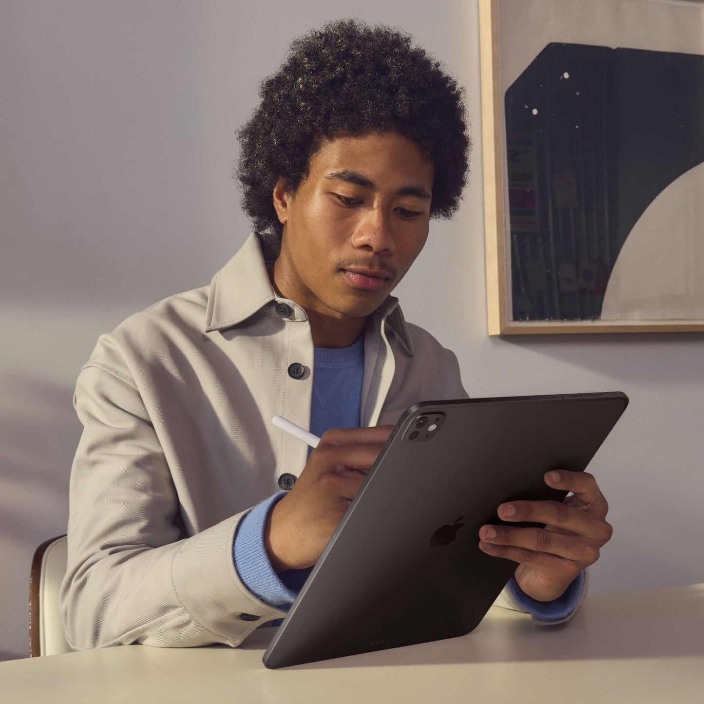 Apple iPad Pro 11 Zoll Wi-Fi + Cellular mit Nanotexturglas, 2TB, space schwarz