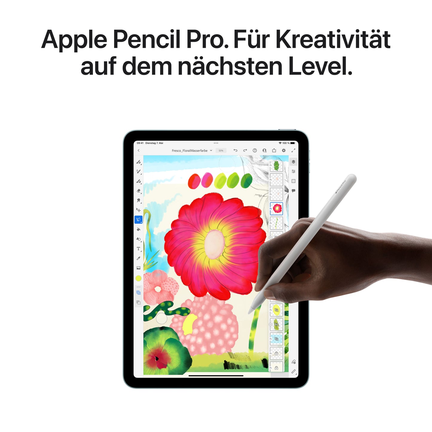 Apple iPad Air 11 Zoll Wi-Fi, 512GB, blau