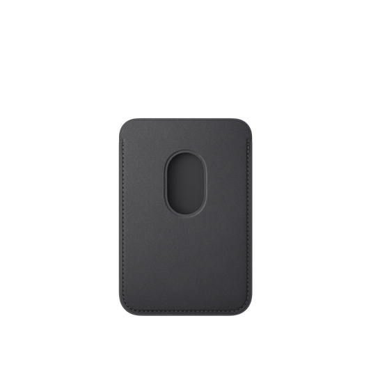 Apple iPhone Feingewebe Wallet mit MagSafe, schwarz