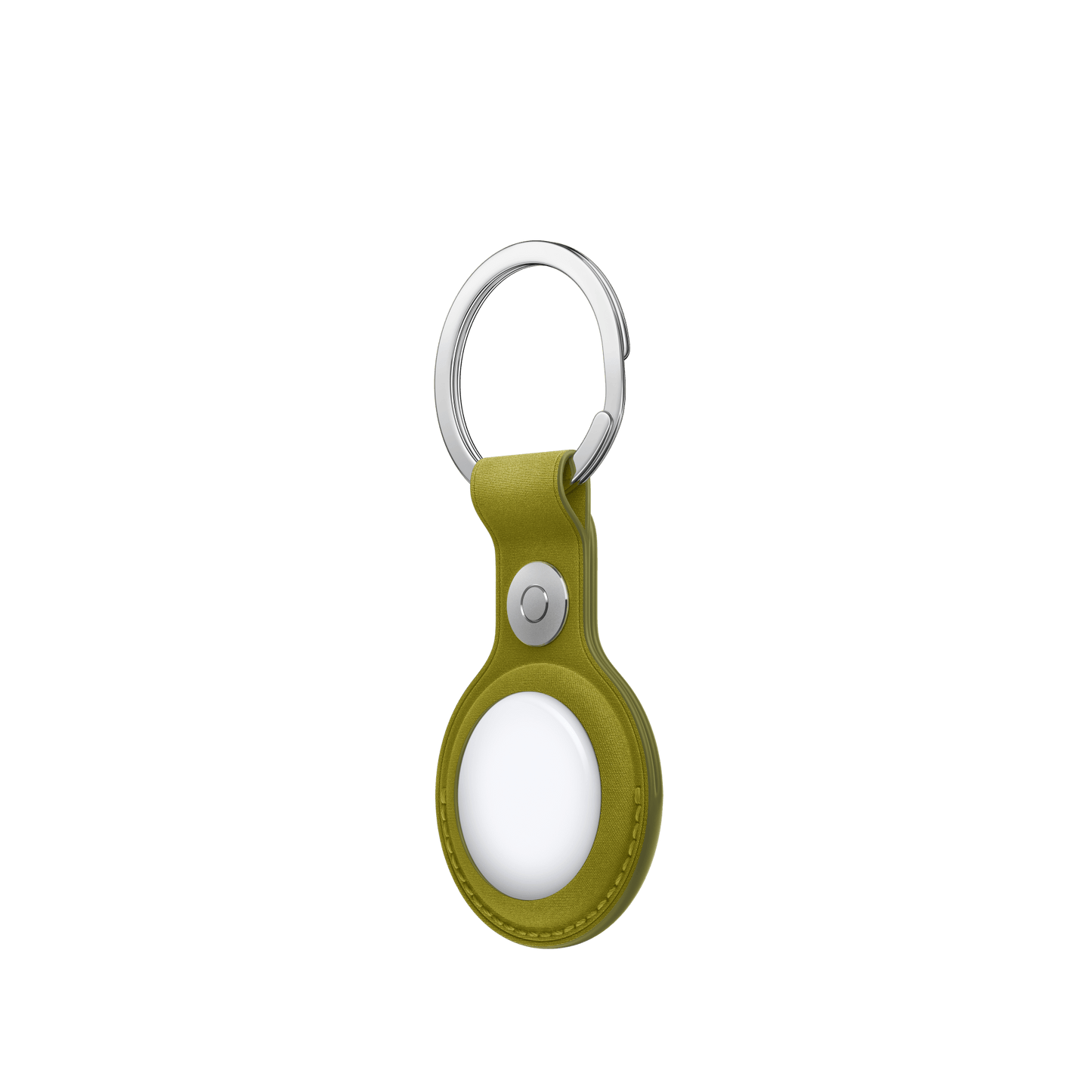 AirTag Feingewebe Schlüsselanhänger, chartreuse