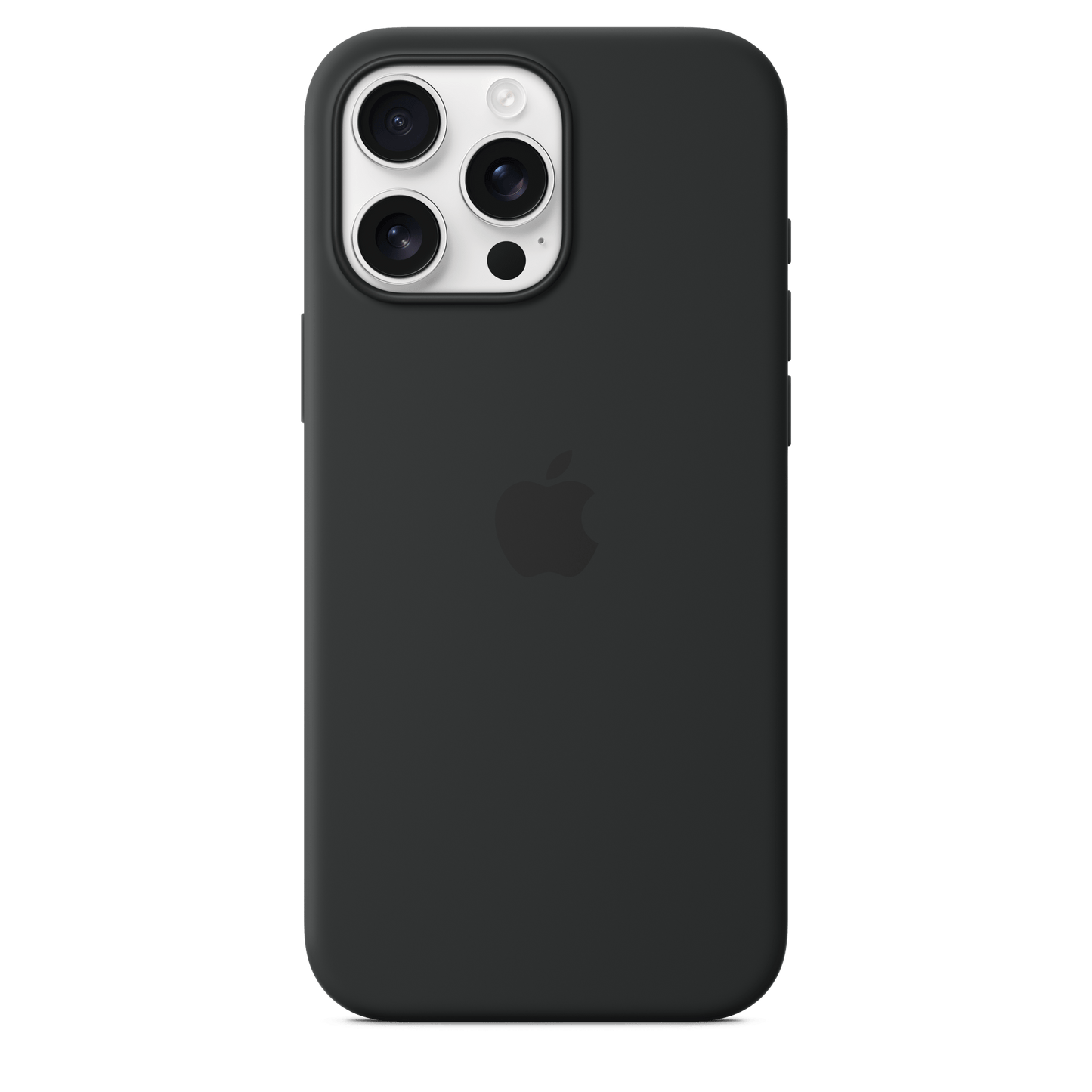 Apple iPhone 16 Pro Max Silikon Case mit MagSafe, schwarz