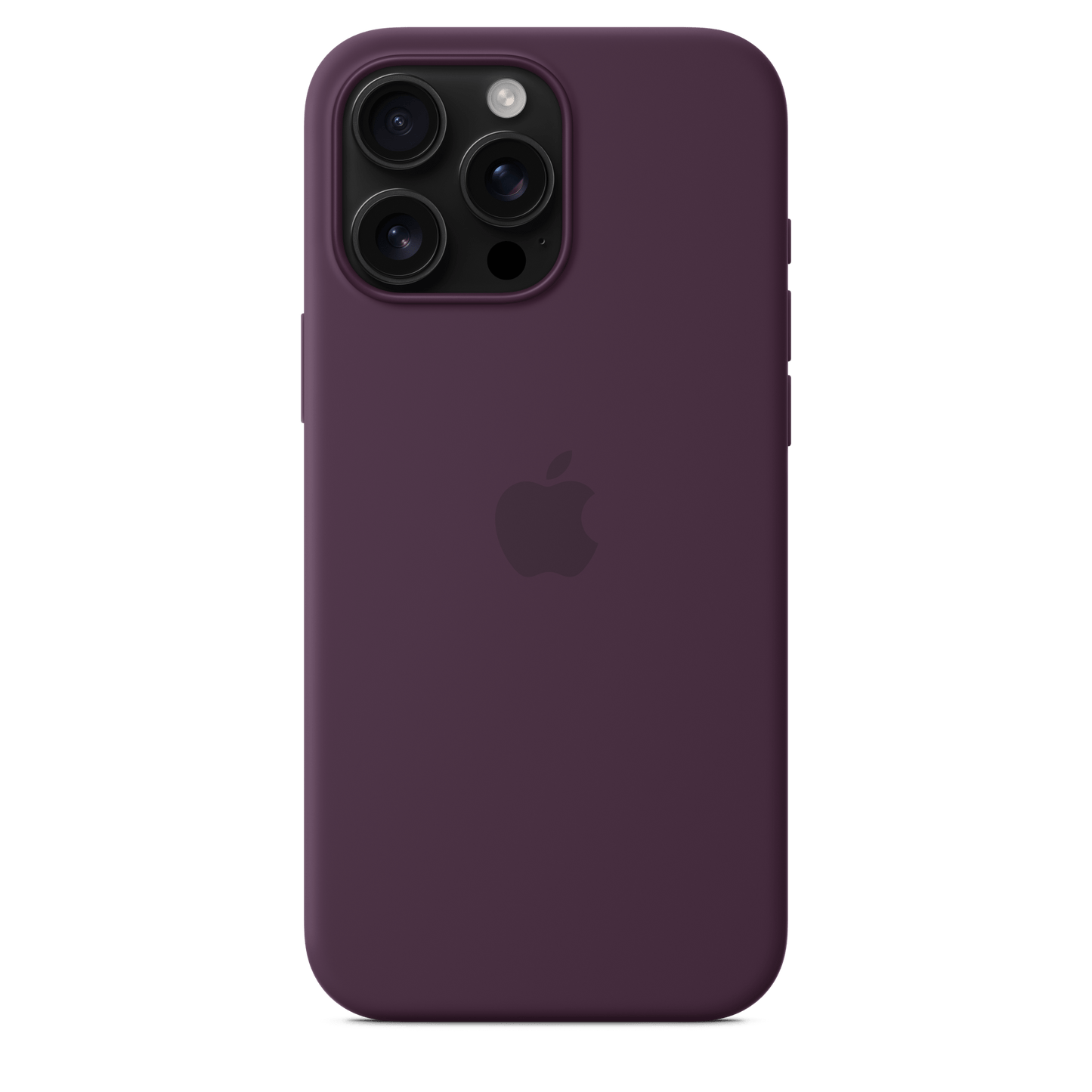 Apple iPhone 16 Pro Max Silikon Case mit MagSafe, pflaum