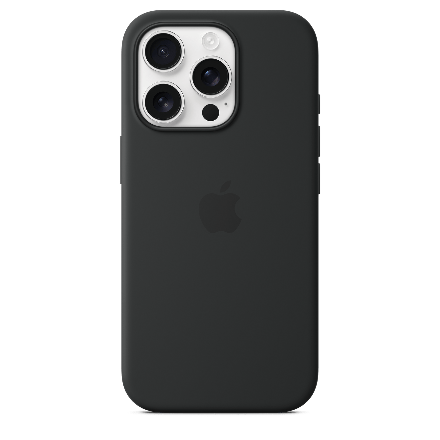 Apple iPhone 16 Pro Silikon Case mit MagSafe, schwarz