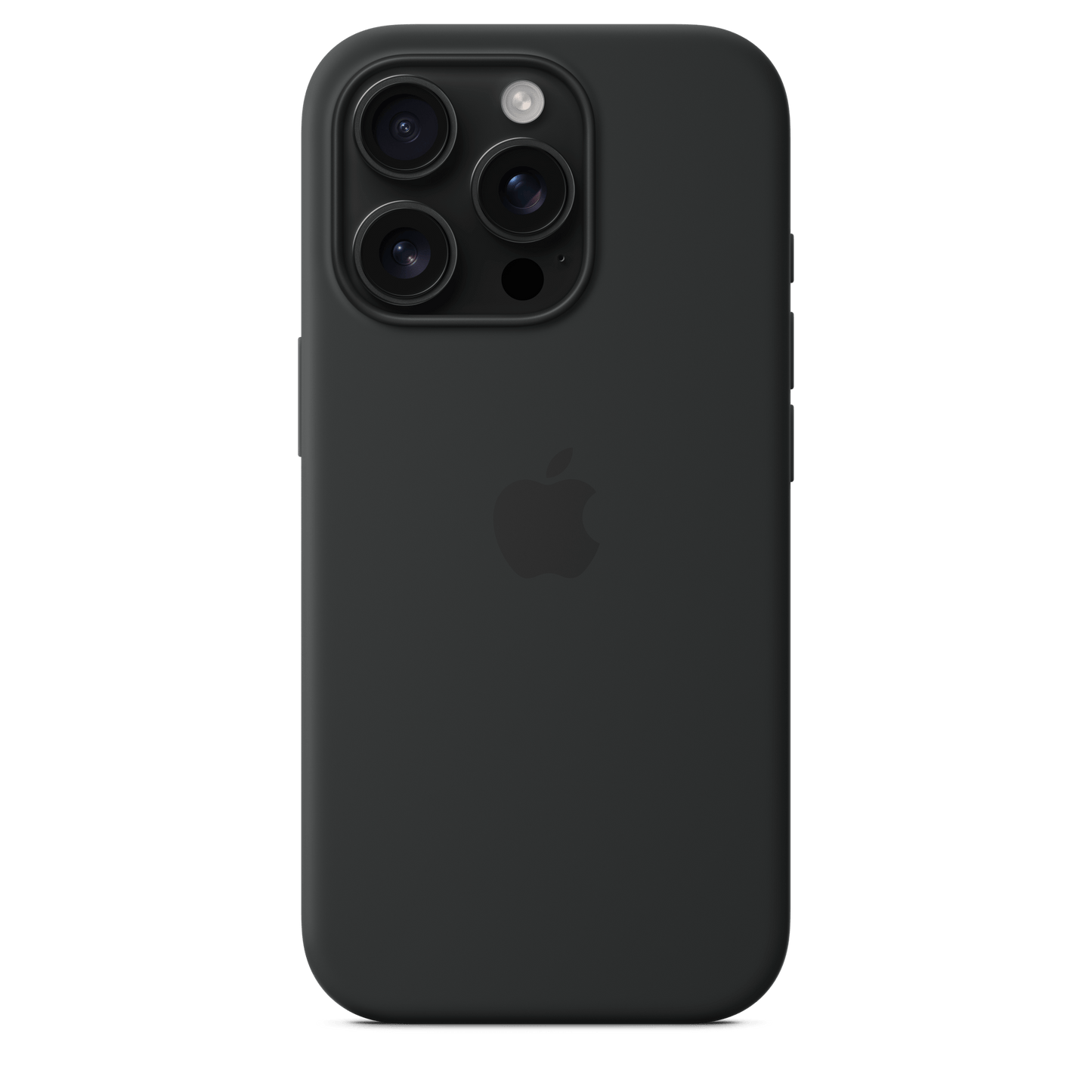 Apple iPhone 16 Pro Silikon Case mit MagSafe, schwarz