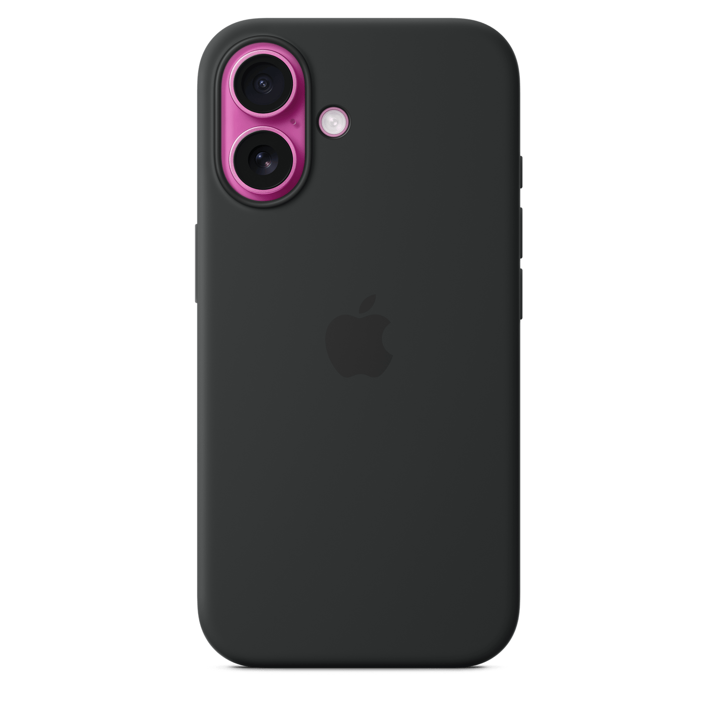 Apple iPhone 16 Silikon Case mit MagSafe, schwarz